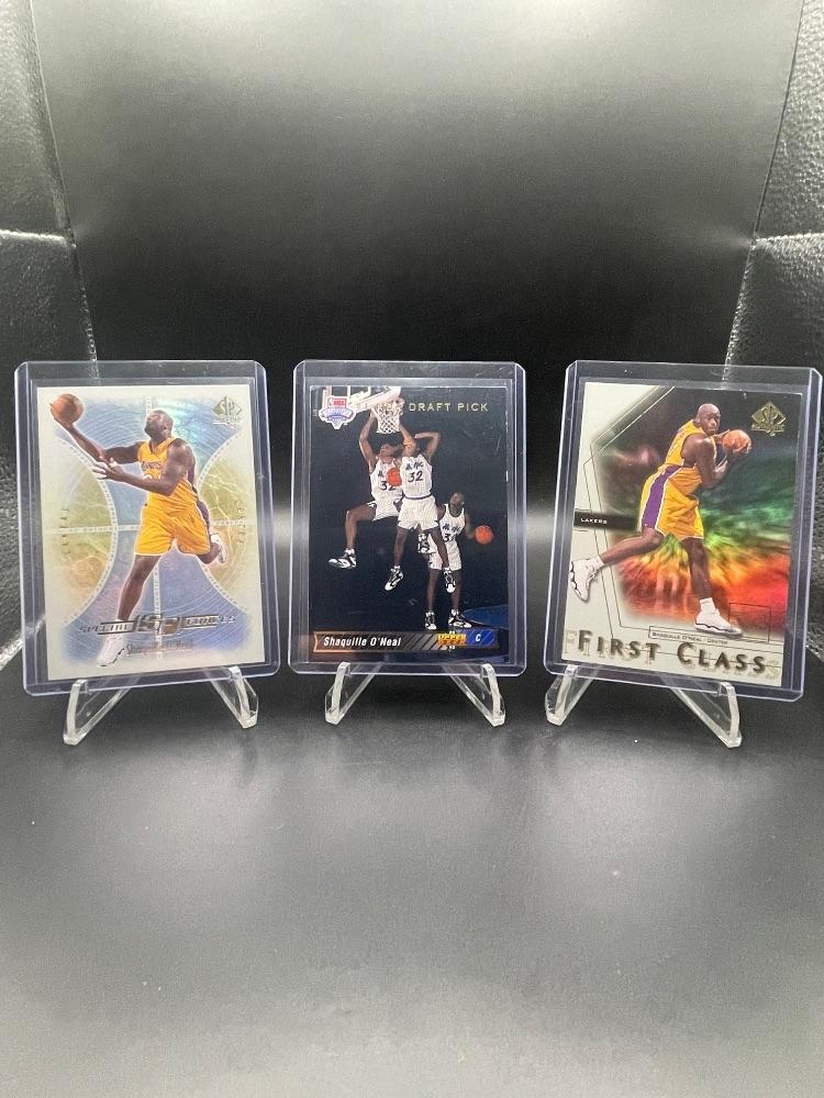 Shaquille O’Neal 3 Card Lot
