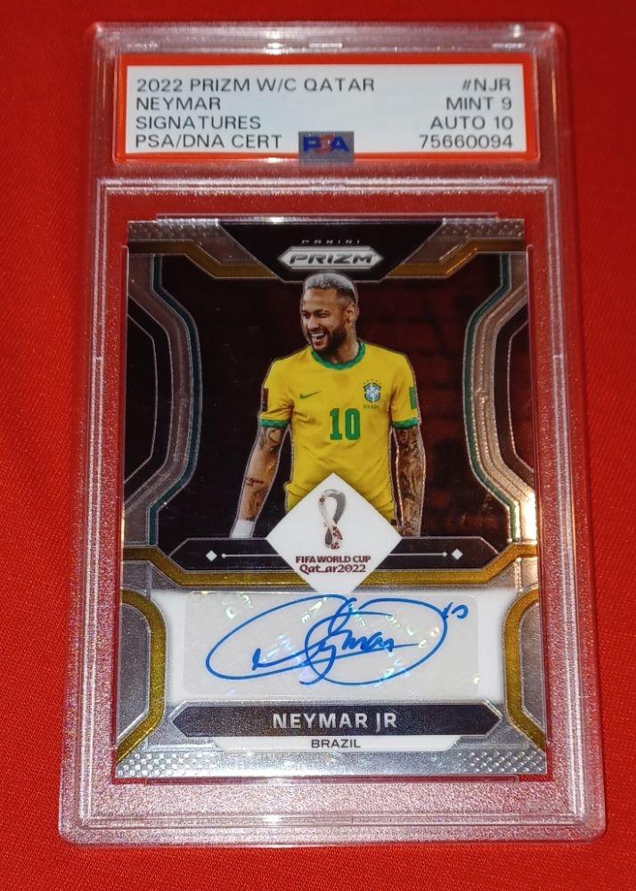 Signed Neymar Jr. card, PSA