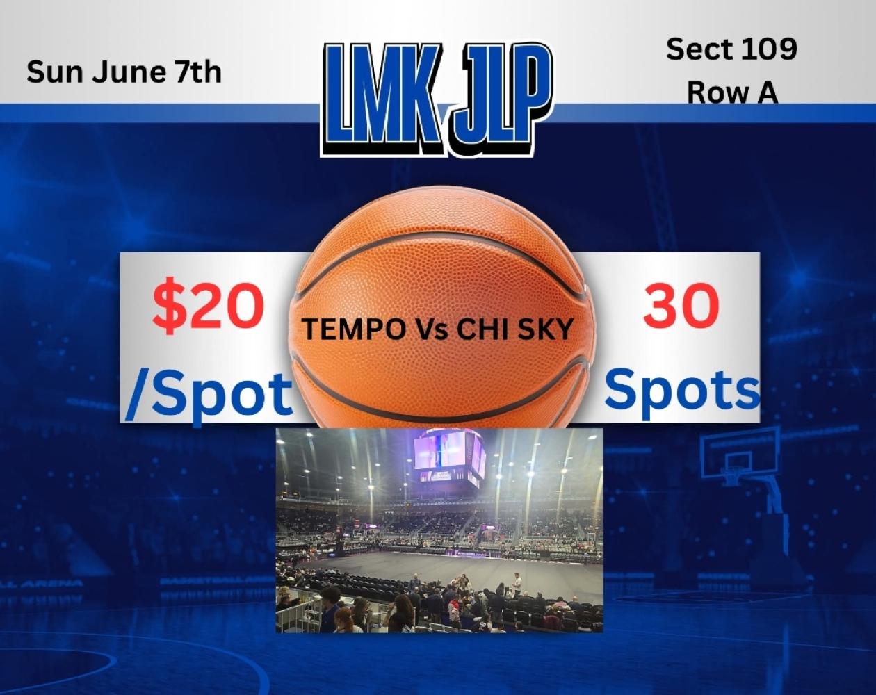 Toronto Tempo June 7th pair